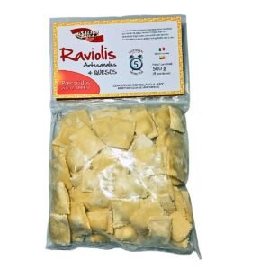 RAVIOLIS RELLENOS DE 4 QUESOS (Paipa, parmesano y crema de leche) (500 g)